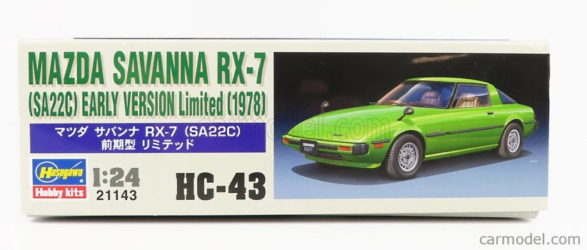 Hasegawa Mazda Savanna Rx-7 (sa22c) 1978 1:24 /