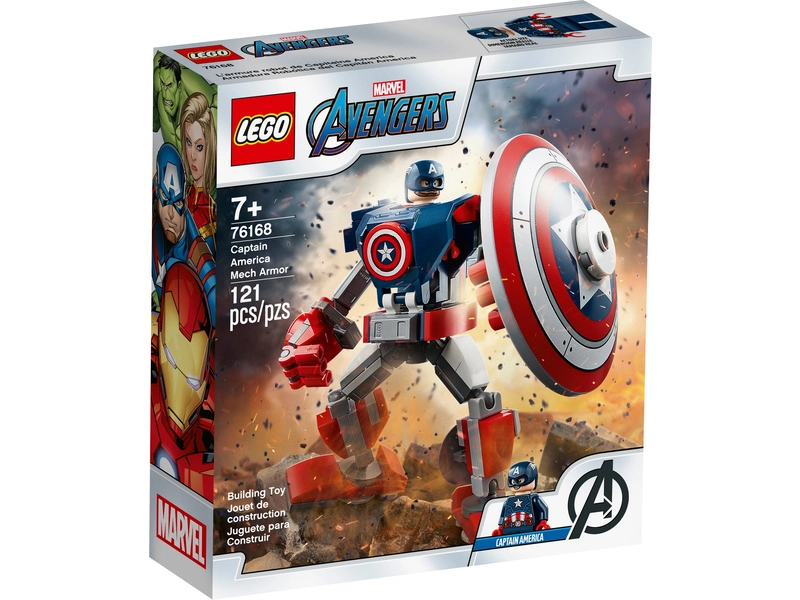 LEGO Super Heroes - Kapitán Amerika v obrnenom robotovi