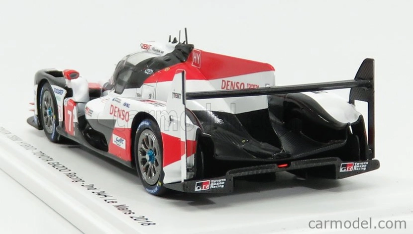 Spark-model Toyota Ts050 Hybrid Team Toyota Gazoo Racing N 7 2nd 24h Le Mans 2018 M.conway - K.kobayashi - J.m.lopez 1:43 Biela červená čierna
