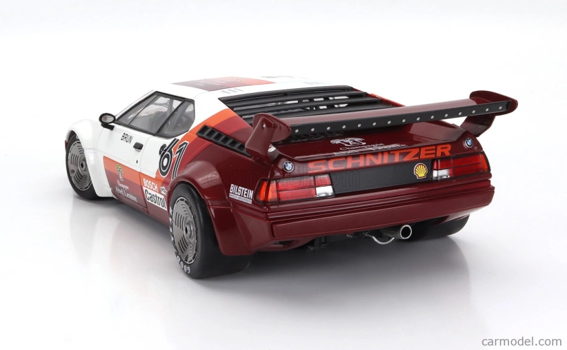 Werk83 BMW M1 M88 3.5l N 61 Procar Series Monaco Race 1980 Walter Brun 1:18 červená biela