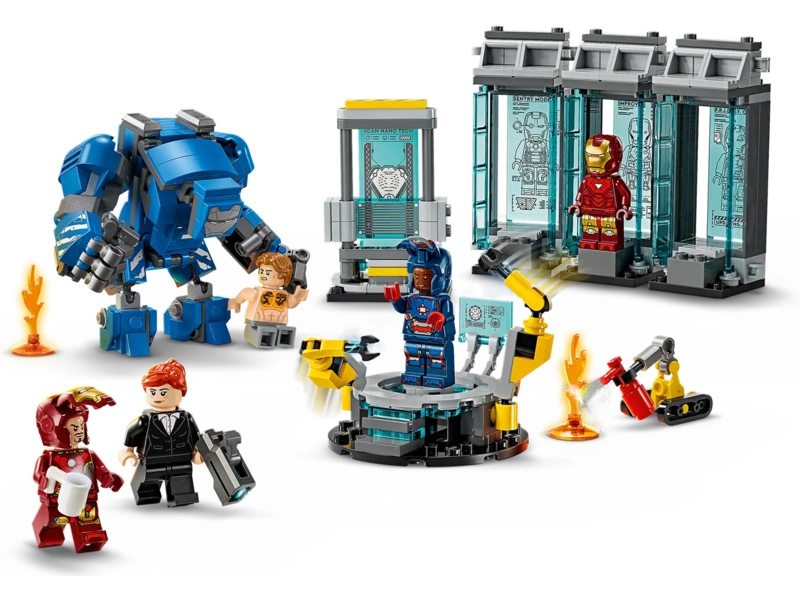 LEGO Marvel - Iron Man a jeho laboratórium: zbrojnica