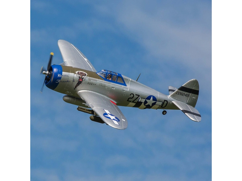 E-flite P-47 Razorback 1.2m SAFE Select BNF Basic