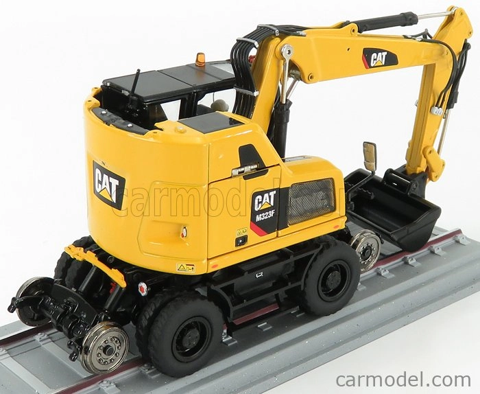 Dm-models Caterpillar Catm323f Kolový bagr na železnici 1:50, žlutá