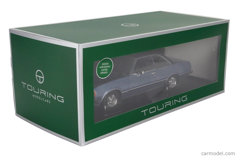 Touring modelcars Opel Commodore B Gs/e Coupe 1975 1:18 Svetlomodrá s čiernou