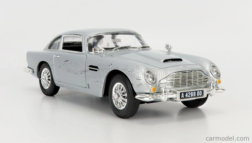 Autoworld Aston martin Db5 1964 - 007 James Bond - No Time To Die - Non E' Tempo Per Morire 1:18 Silver