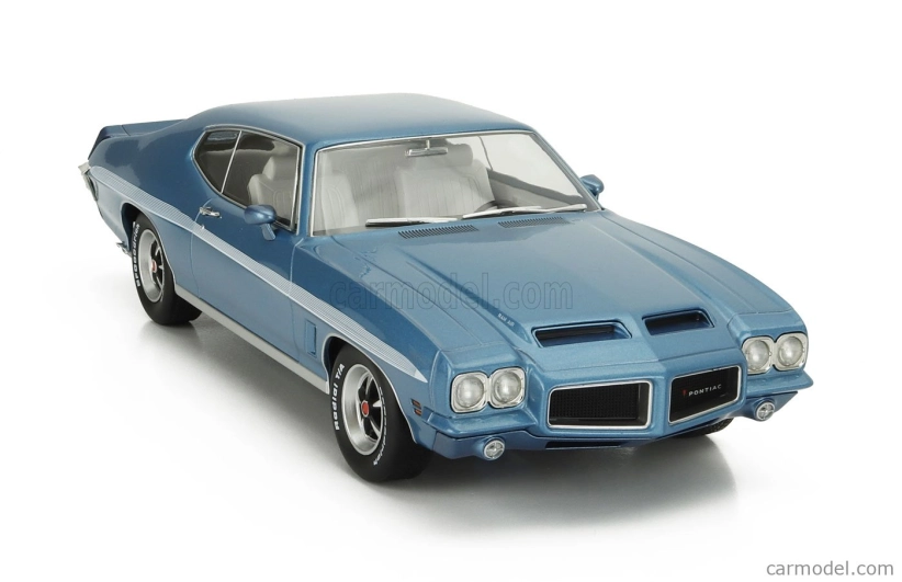 Pontiac Gto Lemans Ram Air Coupe 1972 v mierke 1:18, svetlo modrá