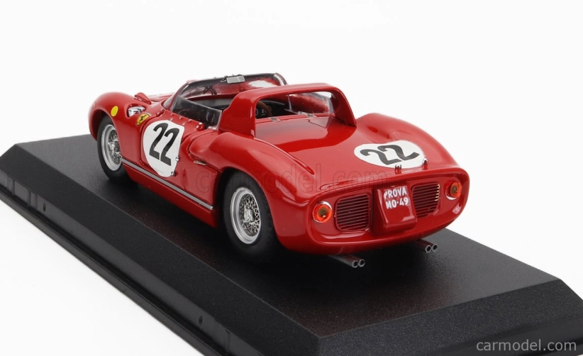 Art-model Ferrari 250p Spider 3.0l V12 Team Sefac Ferrari Spa N 22 1:43, červená