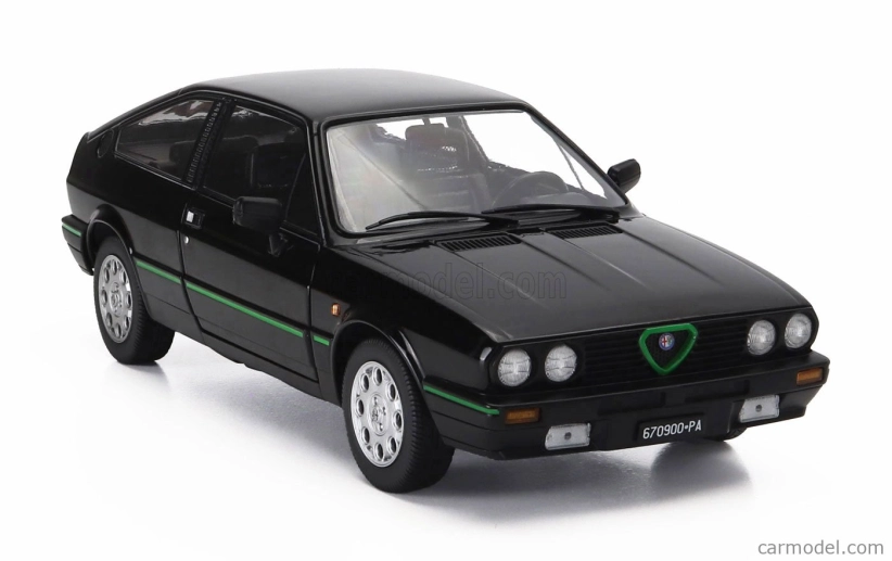 Mitica-diecast Alfa romeo Alfa Romeo Sprint 1.5 Quadrifoglio Verde 1983 1:18 Nero Black