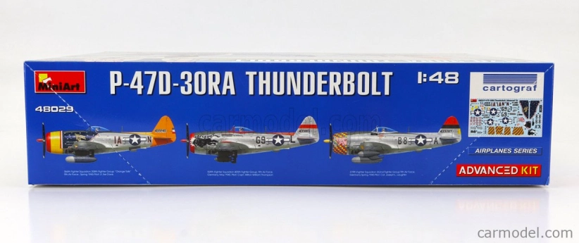 Miniart Dragon wings P-47d-30ra Thunderbolt Airplane Military 1942 1:48 /