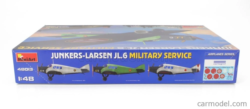 Miniart Junkers Larsen Jl.6 Military Service Airplane 1942 1:48 /