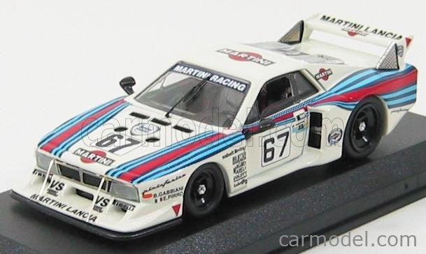 Best-model Lancia Beta Montecarlo Martini N 67 24h Le Mans 1981 Pirro - Gabbiani 1:43 Bílá
