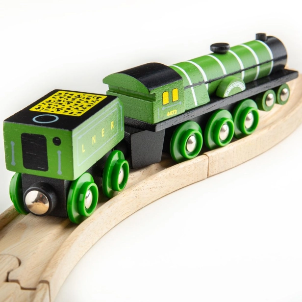 Bigjigs Rail Drevená replika lokomotívy Flying Scotsman