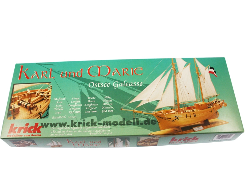 RC stavebnica lode Krick Karl und Marie kit