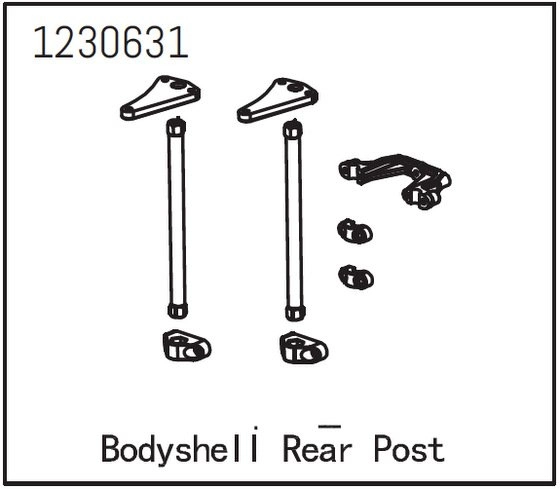 Body Shell Post rear