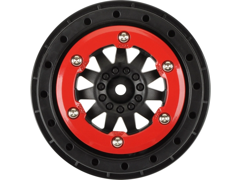 Pro-Line disk 2,2/3,0" F-11 H12 červeno-čierny (2)