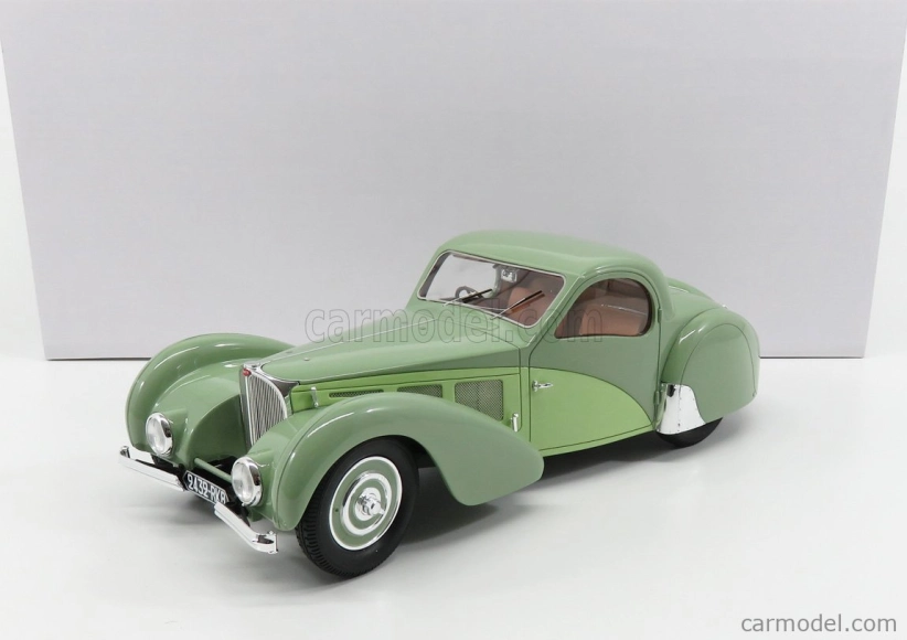 Modely v mierke Matrix Bugatti T57c Atalante 1937 1:18 Zelená