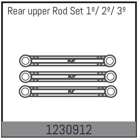 1230912 - Rear Upper Rod Set 1?/ 2?/ 3?