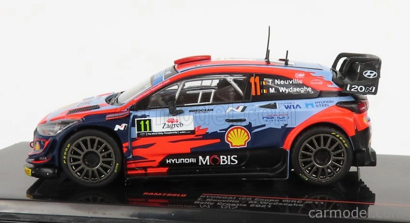 Ixo-models Hyundai I20 Coupe Wrc N 11 Rally Croatie 2021 1:43