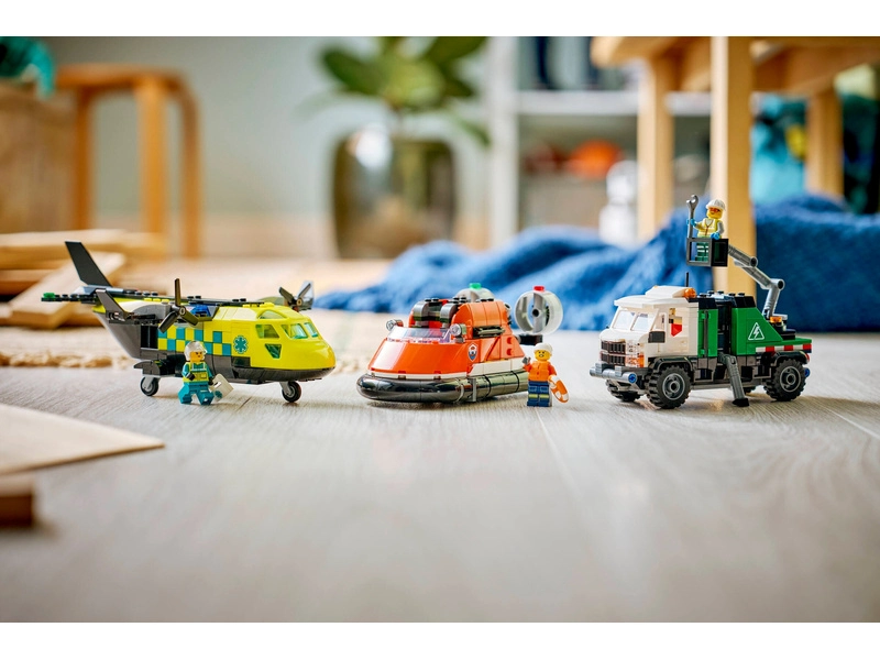 LEGO City - Remix: Lietadlo, servisné vozidlo a vznášadlo