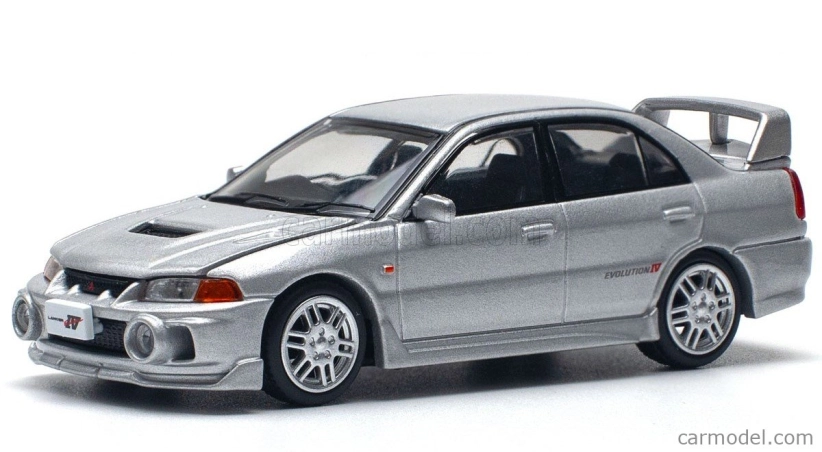 Pop-race-limited Mitsubishi Lancer Rs Evolution Iv 1996 1:64 Grey