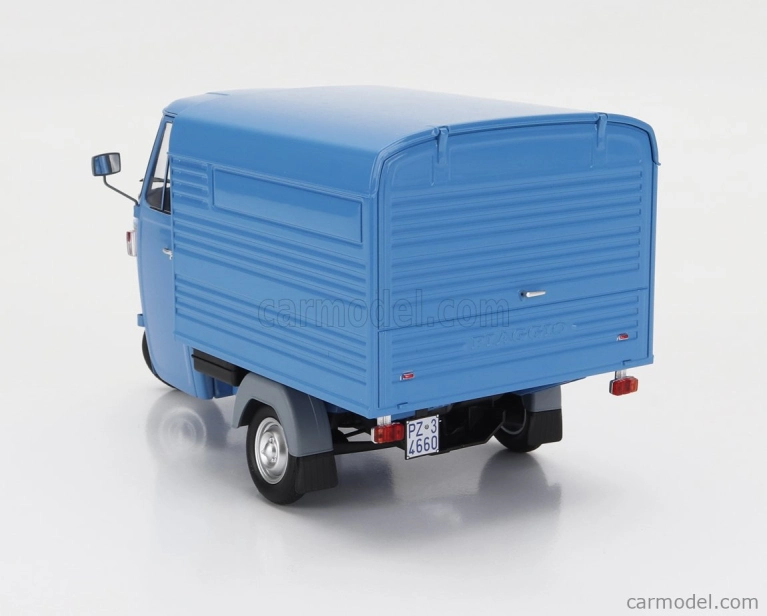 Mitica-diecast Piaggio Ape P501 Van Closed 1979 - Con Vetrina - S vitrínou 1:18 Blu 7210