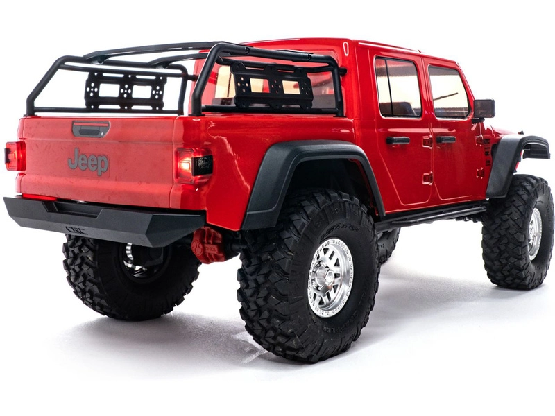 RC auto Axial SCX10 III Jeep JT Gladiator 4WD 1:10 RTR, červené