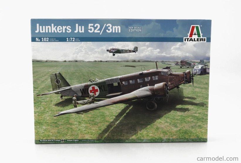 Vojenské lietadlo Italeri Junkers Ju-52/3m 1935 1:72 /