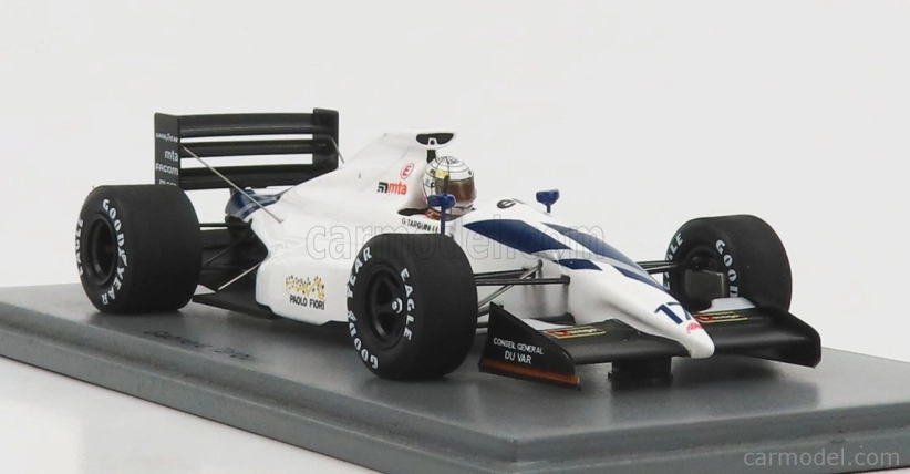 Spark-model AGS F1 Jh25b N 17 Monaco Gp 1991 G.tarquini 1:43 Bílá