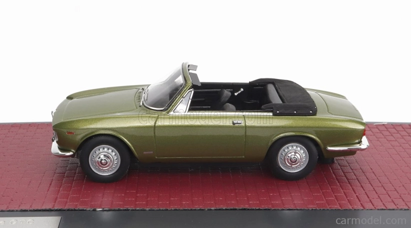 Matrix modely v mierke Alfa romeo Giulia Gtc Cabriolet Open 1964 1:43 Green Met