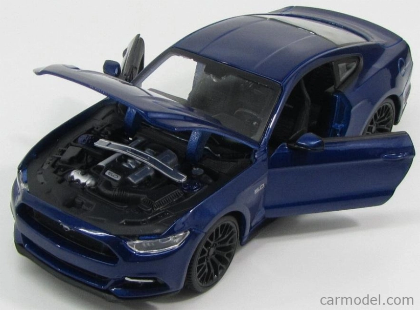 Maisto Ford USA Mustang Coupe 5.0 Gt 2015 1:24 Blue Met
