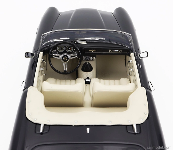 Modely v mierke Alfa romeo 2600 Spider Touring Cabriolet Open 1961 1:18 Black