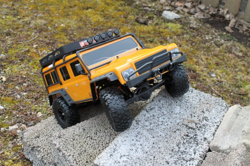 RC auto DF-4J Crawler XXL, oranžová