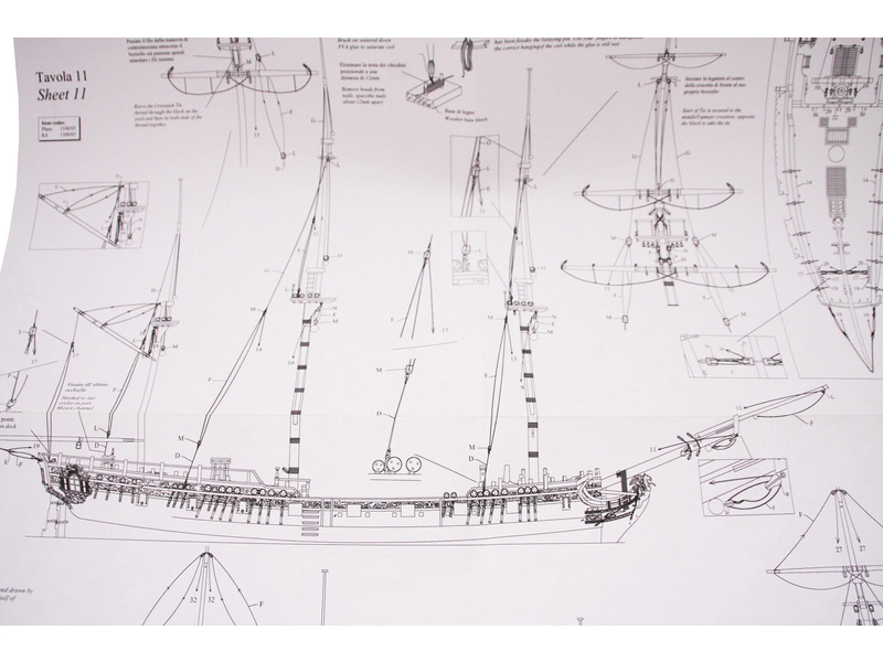 VICTORY MODELS H.M.S. Pegasus 1776 1:64 kit