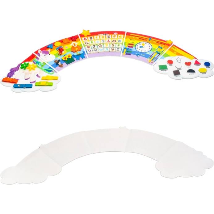 2Kids Toys Soft activity board Dúha s oblakmi