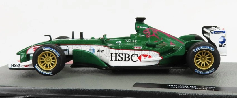 Edicola Jaguar F1 R4 N 15 Sezóna 2003 Antonio Pizzonia 1:43 Zelená s bielou