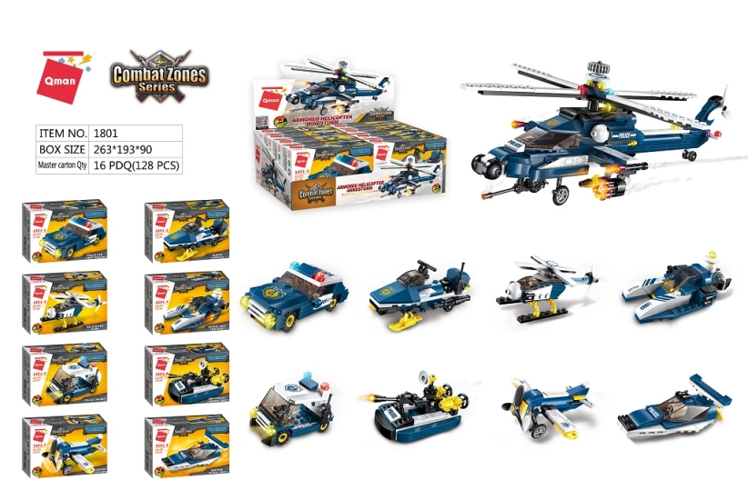 Qman Storm Armed Helicopter 1801 sada 8v1