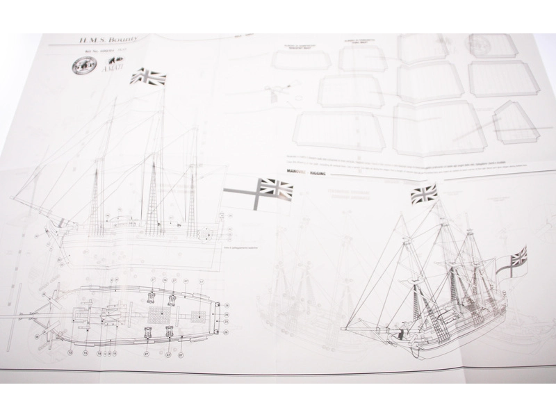 AMATI H.M.S. Bounty 1:135 First step kit