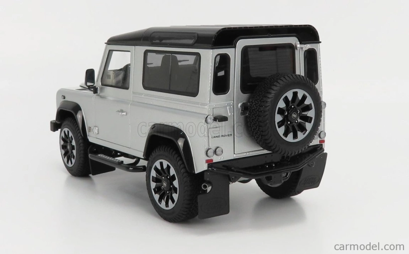 LCD model Land rover Defender 90 Works V8 70th Edition 2018 1:18 Silver