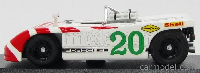 Best-model Porsche 908/3 N 20 Targa Florio 1970 Elford - Herrmann 1:43 Bílá Červená