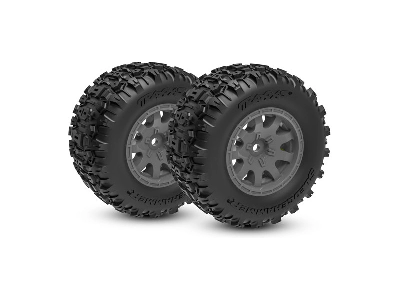 Traxxas kolo 2.1/2.6", disk šedý, pneu Sledgehammer (zadní) (2)