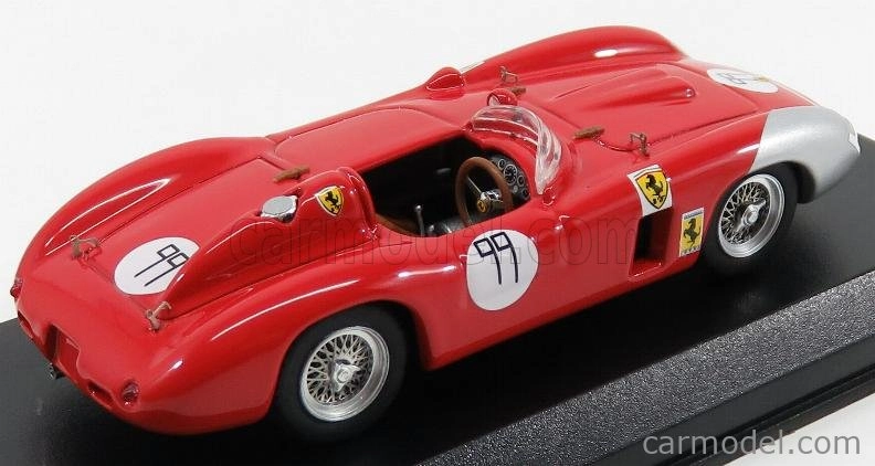 Art-model Ferrari 860 Monza N 11 2nd Bridgehampton 1958 B.grossman 1:43 Červená strieborná