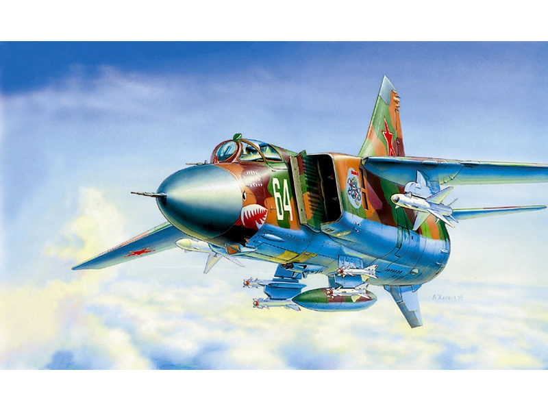 Zvezda MIG-23 MLD Soviet Fighter reedícia (1:72)
