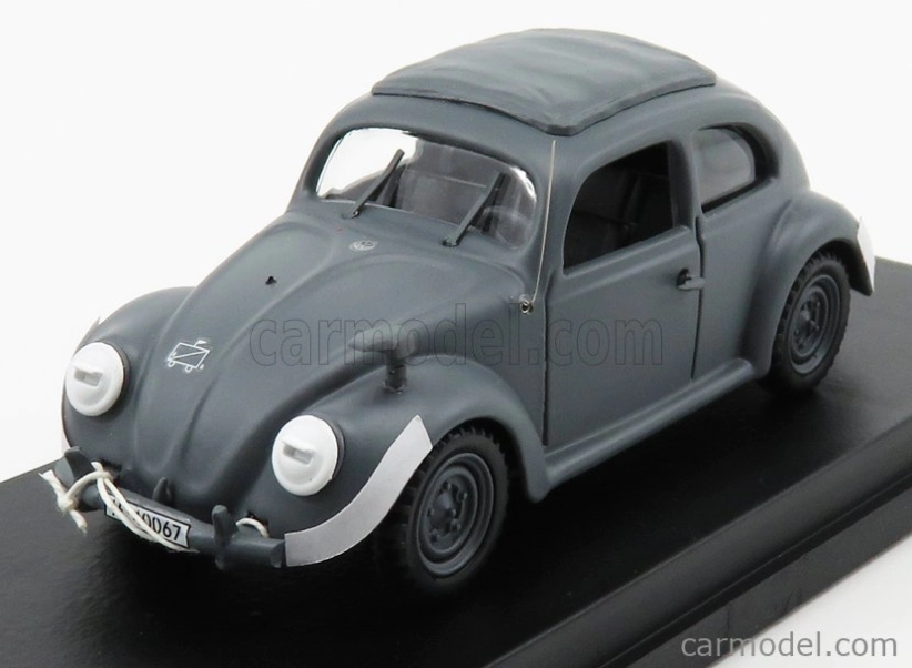 Rio-models Volkswagen Beetle Maggiolino Kafer 1942 - s registračnou značkou 1:43 sivá