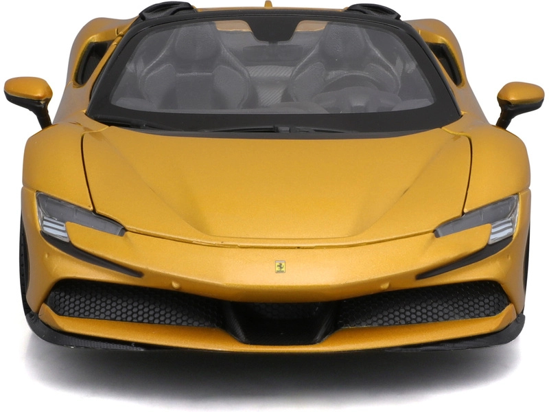 Bburago Ferrari SF90 Spider 1:18 žlutá metalíza