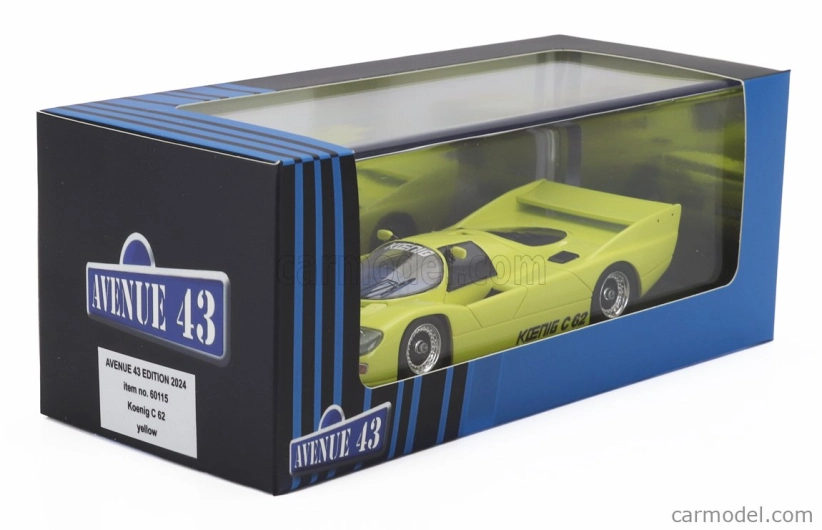 Avenue43 Porsche Koenig C62 Germany 1991 1:43 Žlutá