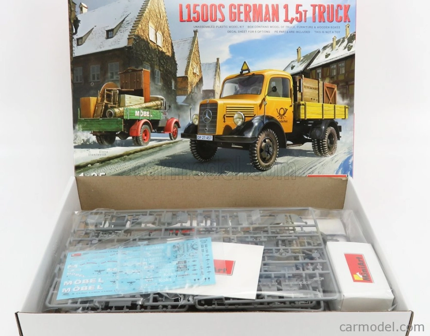 Miniart Mercedes Benz L1500s Nemecký nákladný automobil 1942 1:35 /