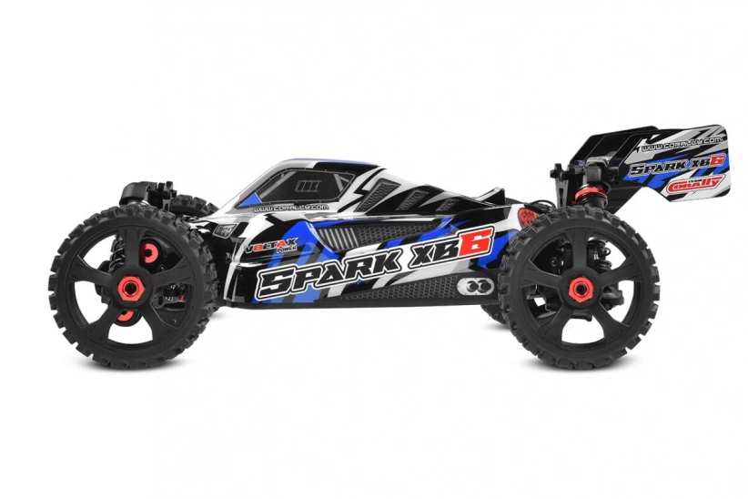 SPARK XB-6 – BUGGY 4WD – ROLLER šasi – bez elektroniky, modrá