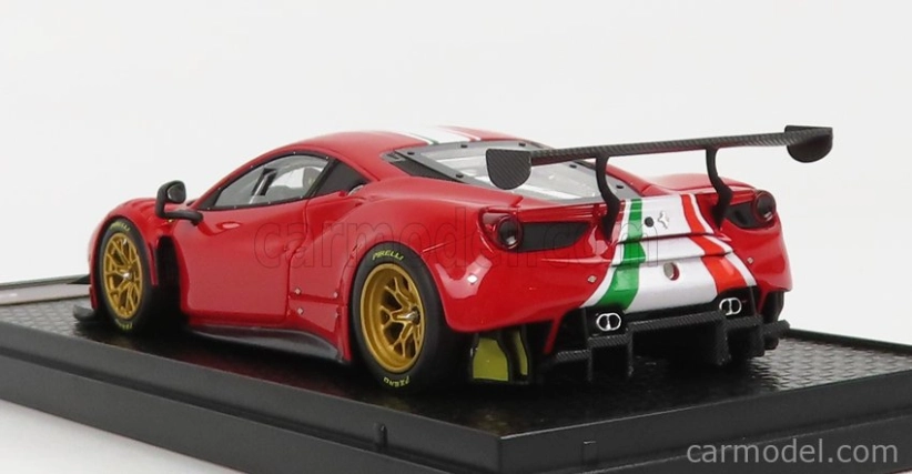 Bbr-models Ferrari 488 Gt Modificata 2020 1:43 Rosso Corsa 322 - červená