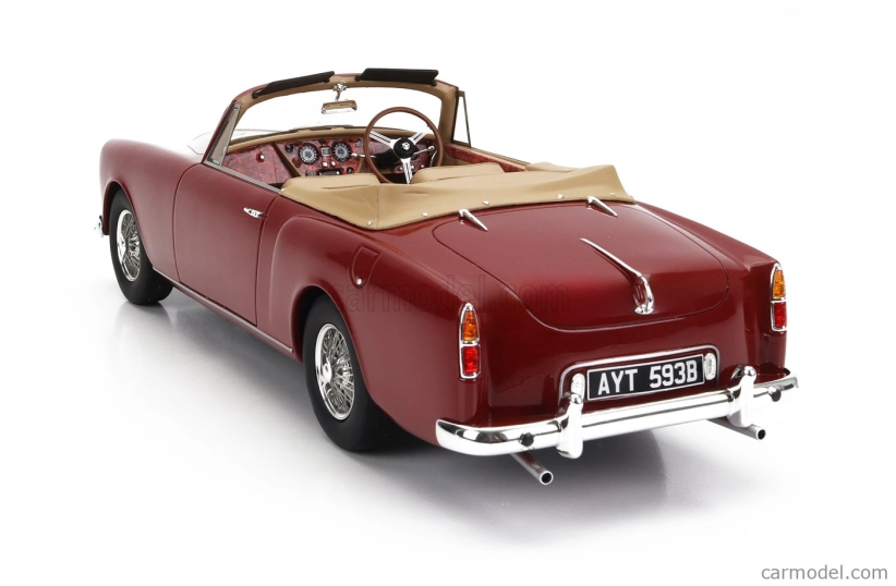 Modely Alvis Te21 Dhc Cabriolet Open 1963 1:18 Červená