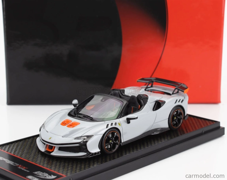 Bbr-models Ferrari Sf90 Xx Stradale Spider 2024 1:43 Bianco Artico - Biela oranžová čierna